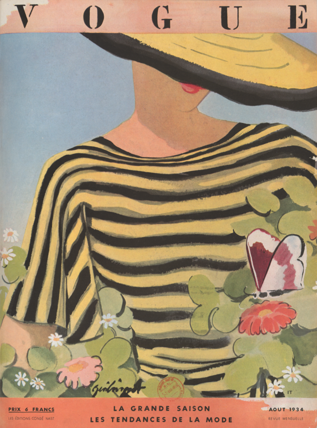 Capa de um número da Vogue em 1934.