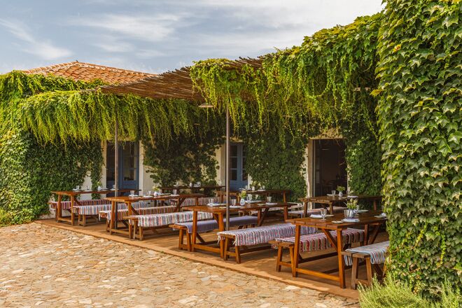 O restaurante São Lourenço do Barrocal.