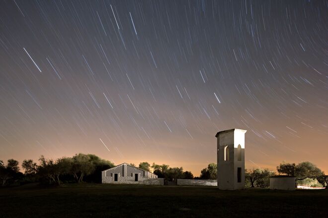 São Lourenço do Barrocal à noite.