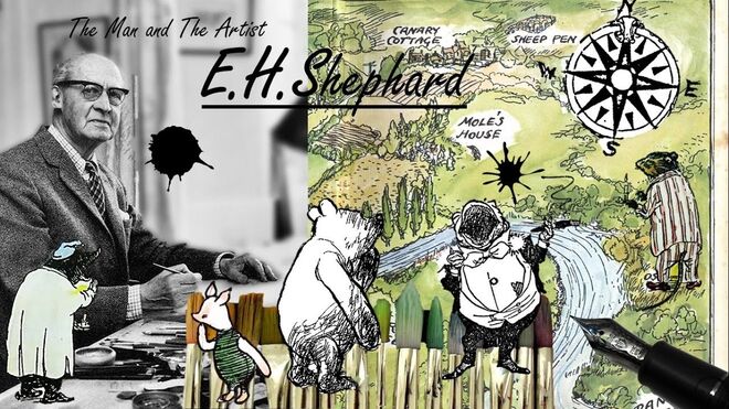Winnie-The-Pooh, de A.A. Milne, Ilustrações de E. H. Shepard