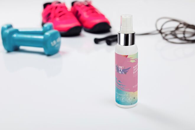 Spray de limpeza Ready, Set, Glow!, Heavy Duty Beauty