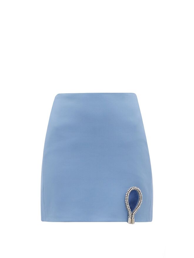 Saia em crepe de seda, €670, David Koma em Matchesfashion.com

