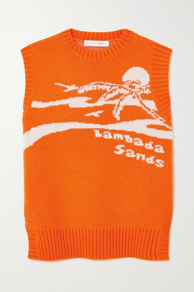 Colete em algodão, €500,30, Christopher Esber em Netaporter.com