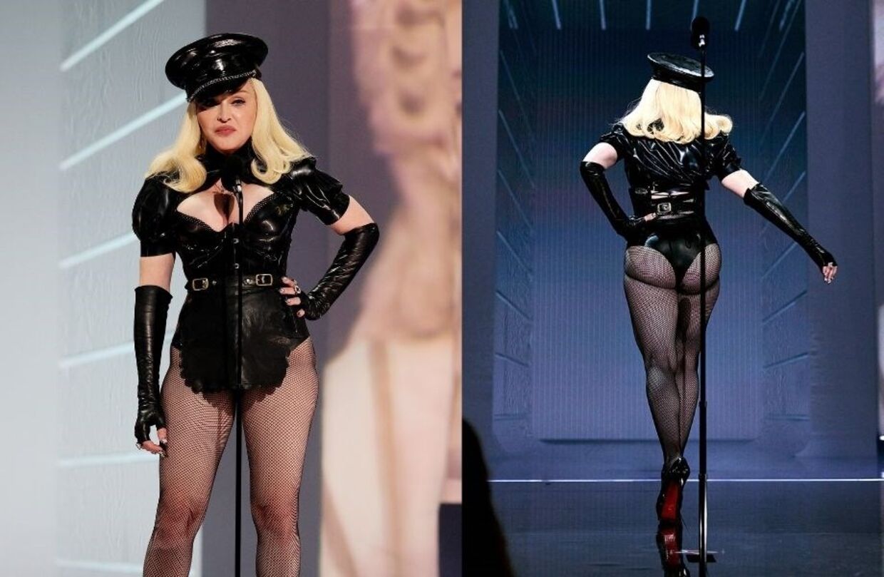 Madonna nos MTV Awards (2021).