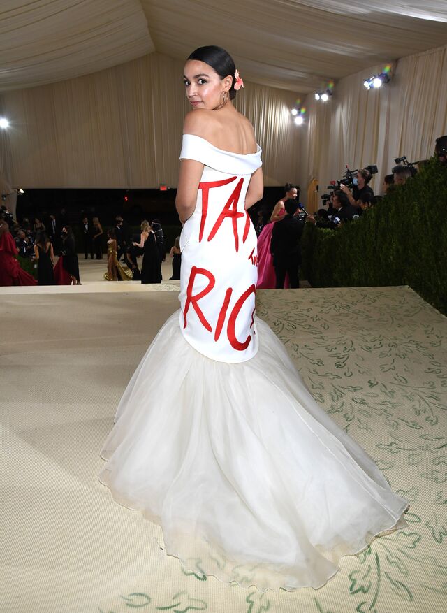 Alexandria Ocasio-Cortez em Brother Vellies.
