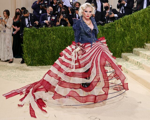 Debbie Harry em Zac Posen.