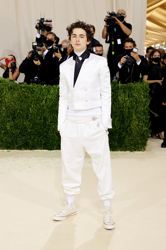 Timothée Chalamet em Haider Ackermann.