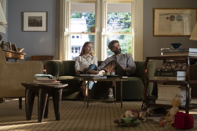 Jessica Chastain e Oscar Isaac em 'Scenes from a marriage', da HBO.