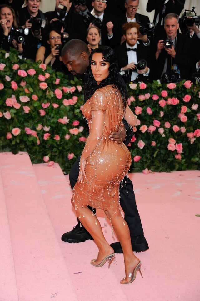 Kim Kardashian West na Met Gala, em 2019.