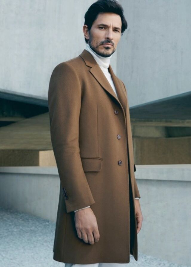 Andrés Velencoso para a campanha Volta o Outono, Volta a Moda, do El Corte Inglés.