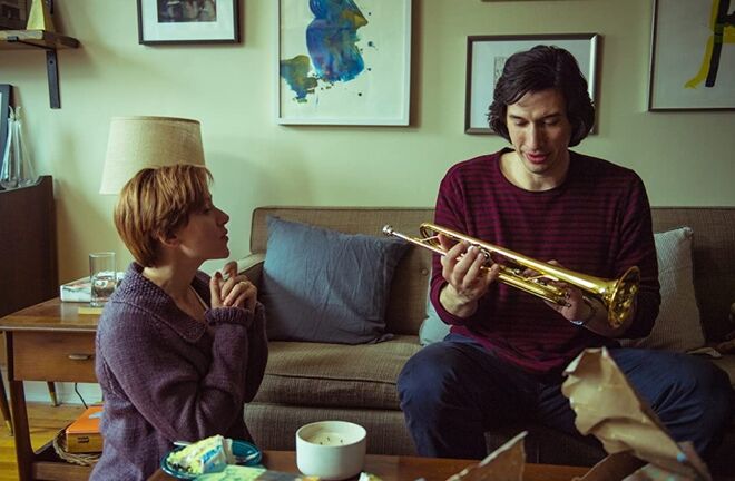 Scarlett Johansson e Adam Driver nas filmagens do filme 'Marriage Story' (2019).