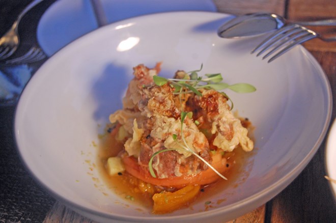 Petiscos no Avista Restaurant & Lounge.