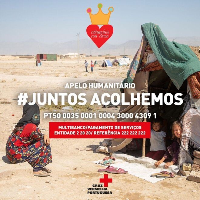 Juntos Acolhemos, o fundo criado pela Corações com Coroa em conjunto com a Cruz Vermelha Portuguesa.