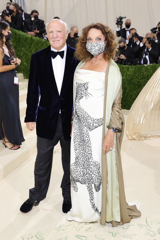 Barry Diller e Diane von Furstenberg em Diane von Furstenberg.
