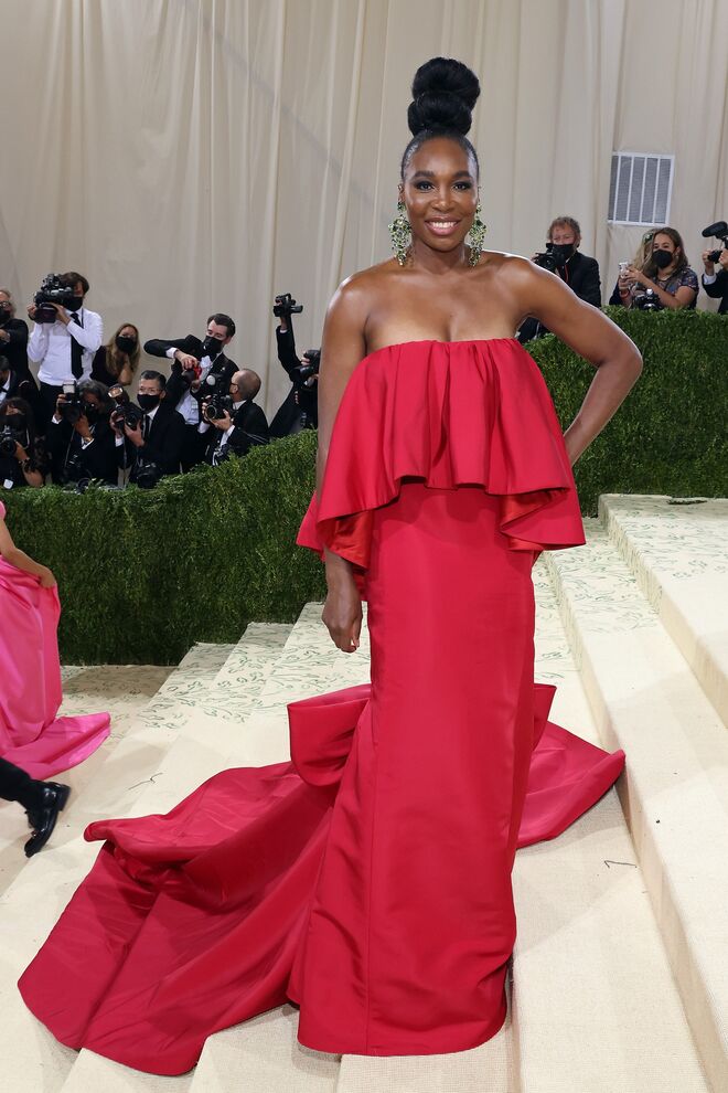 Venus Williams em Atelier Prabal Gurung.
