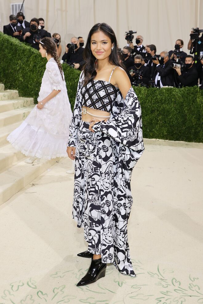 Emma Raducanu em Chanel. 