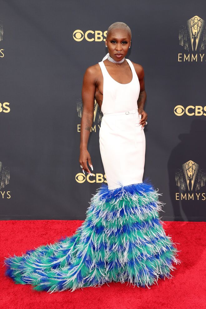 Cynthia Erivo em Louis Vuitton.