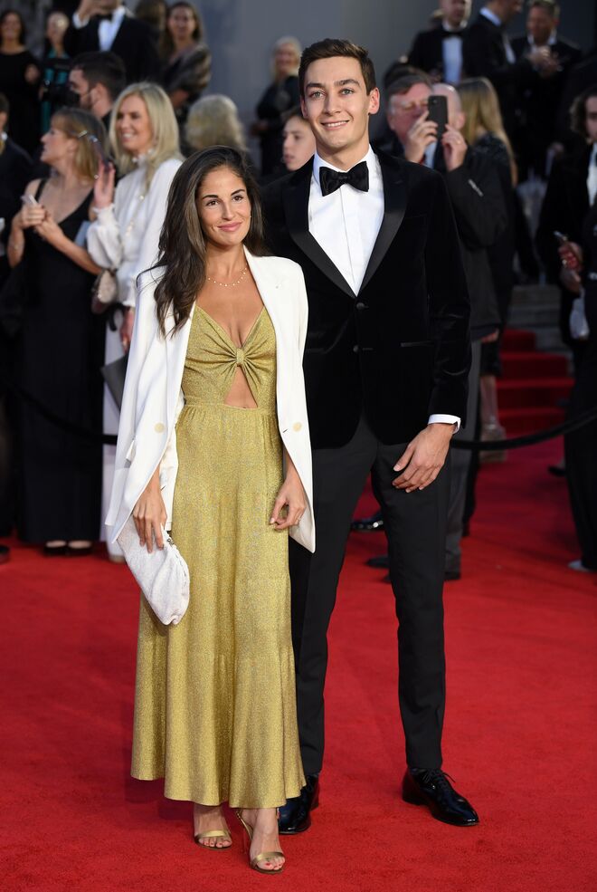 George Russell e Carmen Montero 