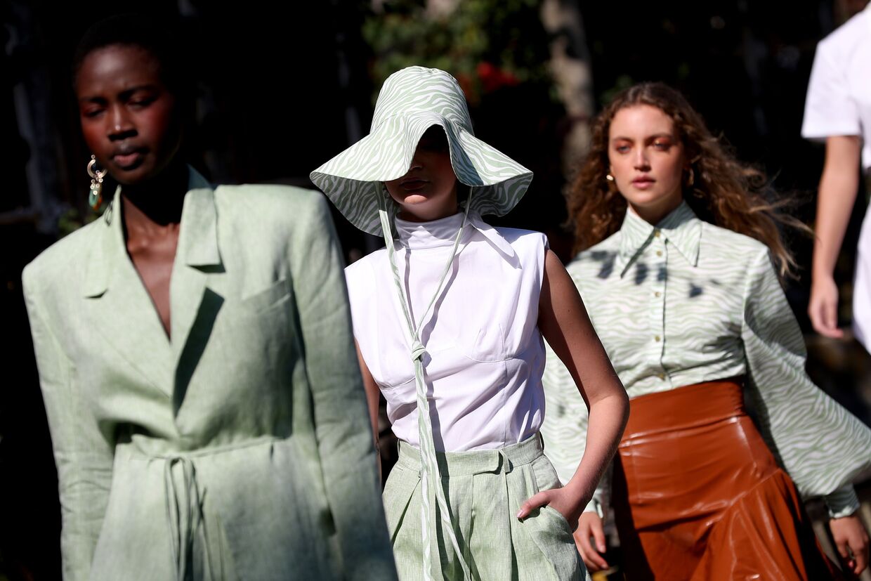Desfile de Carolina Machado da Semana de Moda de Lisboa de 2020.
