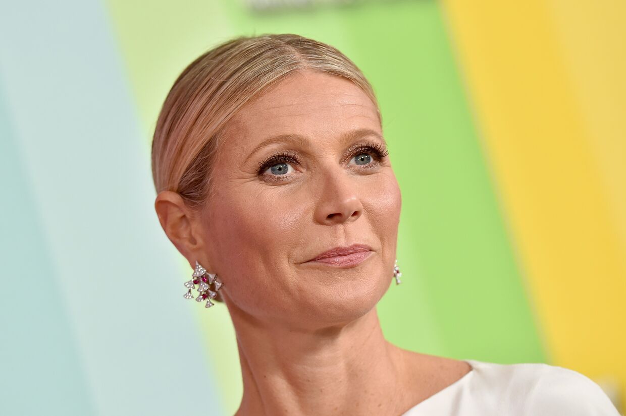 Gwyneth Paltrow na Gala amfAR em outubro de 2019, Los Angeles