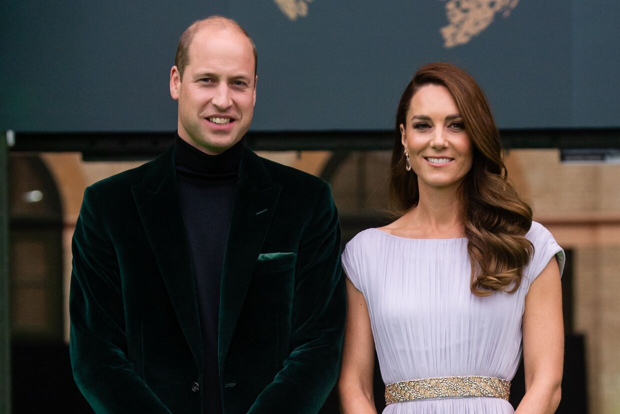 Os Duques de Cambridge num evento em Londres a 17 de outubro de 2021