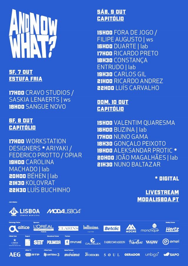 Programa da Moda Lisboa And Now What?