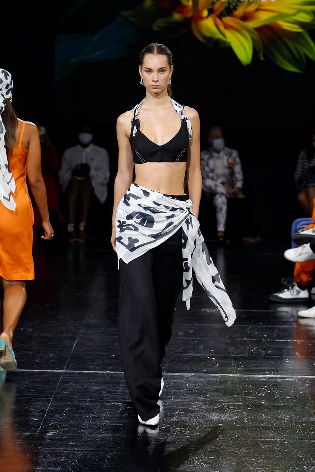 Desfile de Carolina Machado, ModaLisboa 2021.