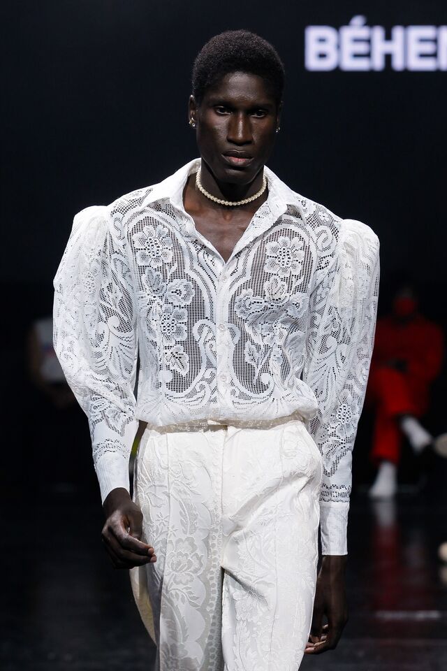 Desfile de Béhen, ModaLisboa 2021.