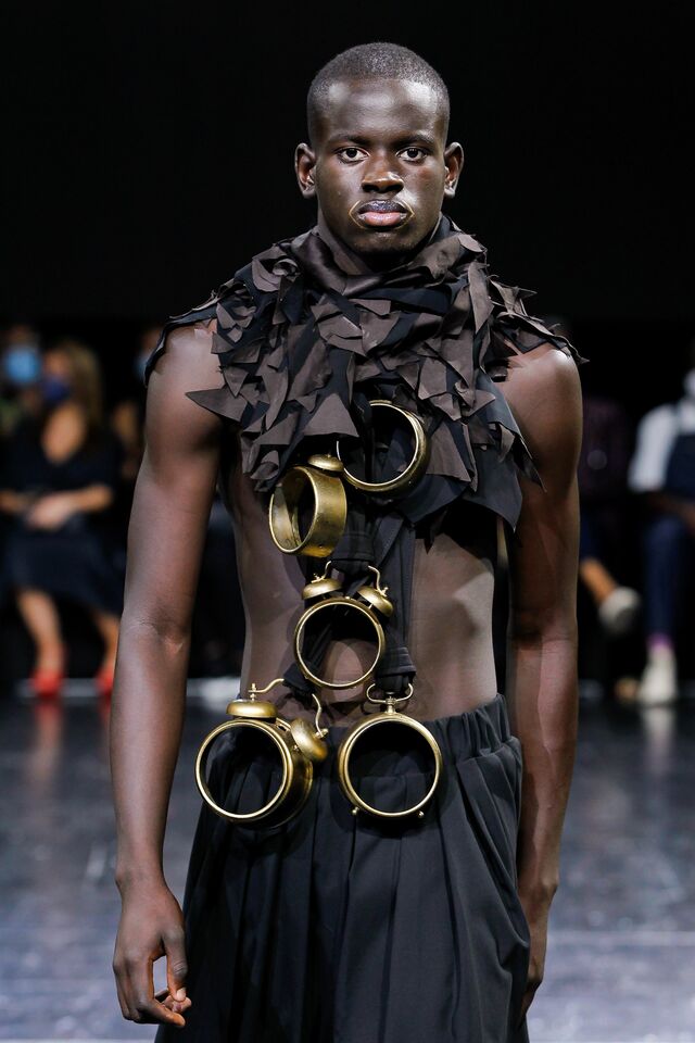 Desfile de Valentim Quaresma, ModaLisboa 2021.