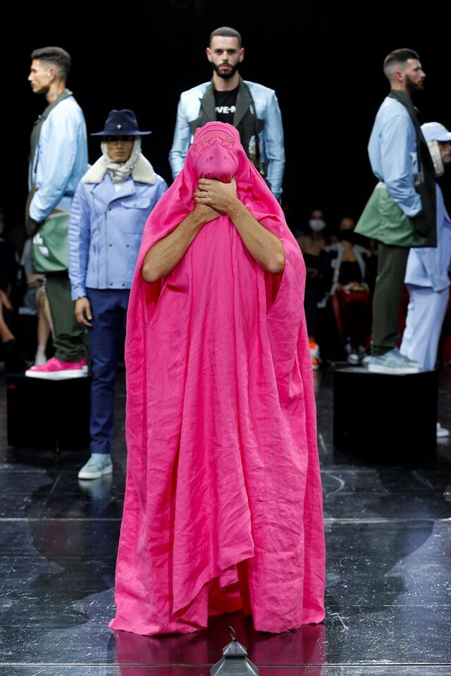 Desfile de Nuno Gama, ModaLisboa 2021.