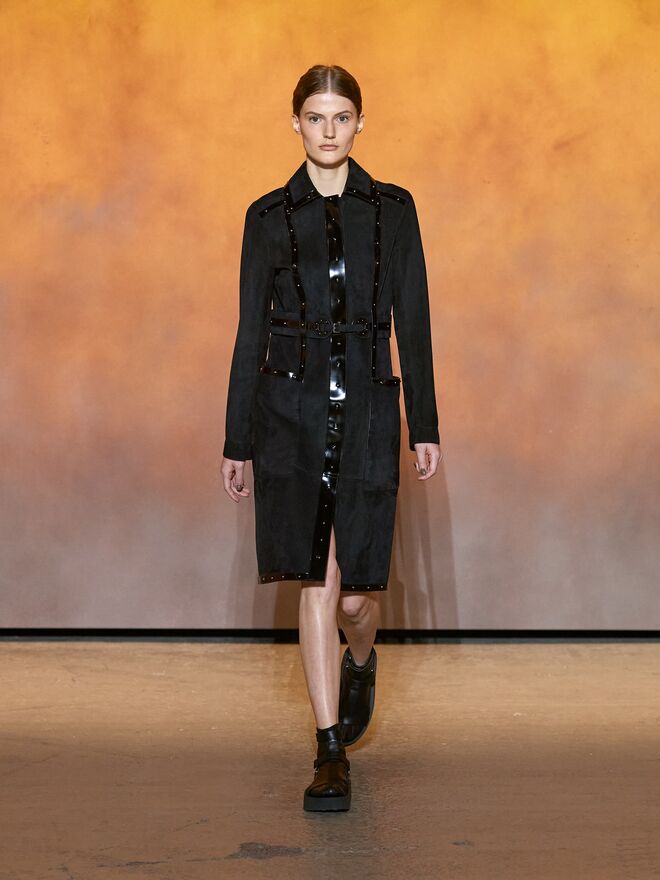 Desfile Primavera/Verão 2022 da Hermès.