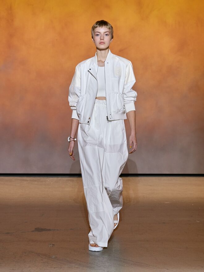 Desfile Primavera/Verão 2022 da Hermès.