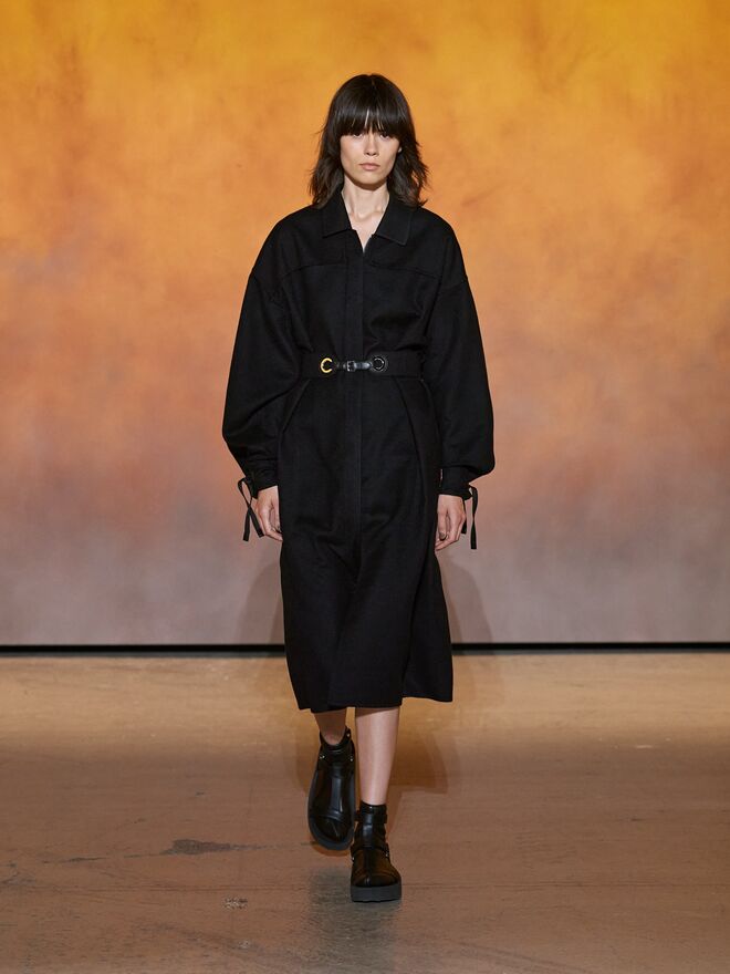 Desfile Primavera/Verão 2022 da Hermès.