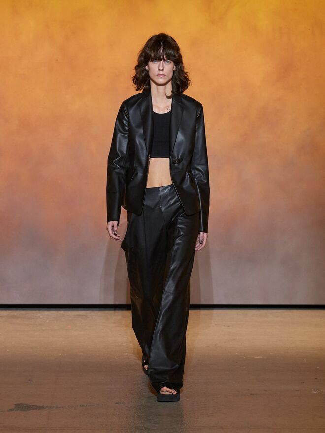 Desfile Primavera/Verão 2022 da Hermès.