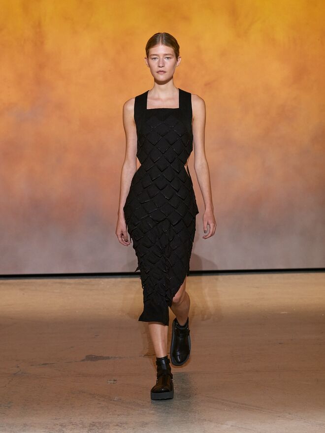 Desfile Primavera/Verão 2022 da Hermès.