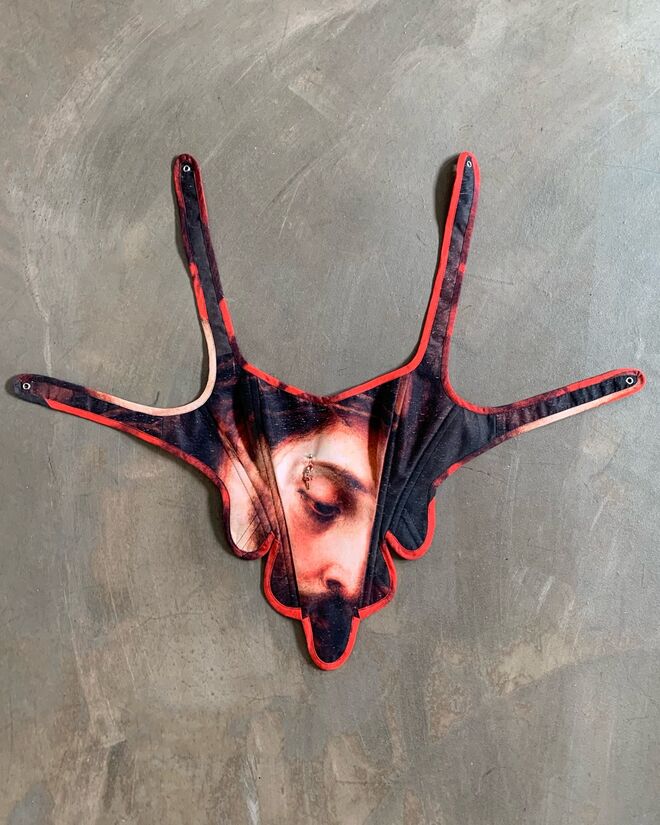 Corpete em seda e algodão, € 135, Mané Mané Studio