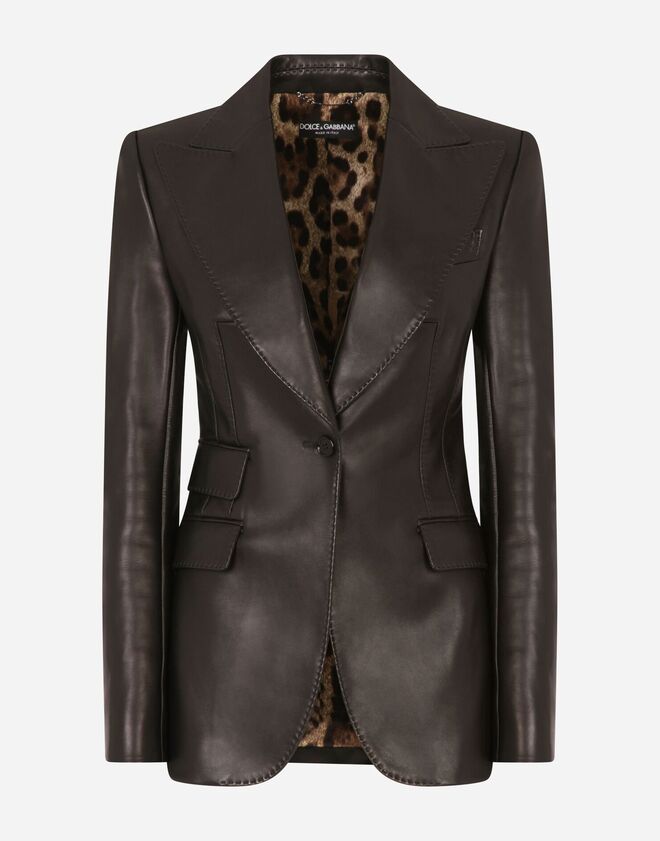 Casaco em pele, € 4450, Dolce & Gabbana