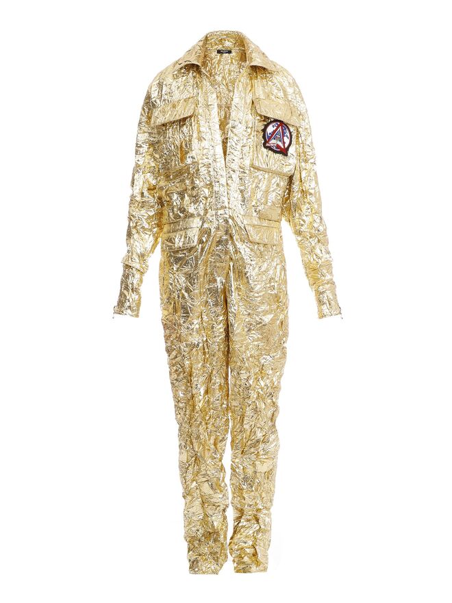 Macacão em pele, €4490, Balmain