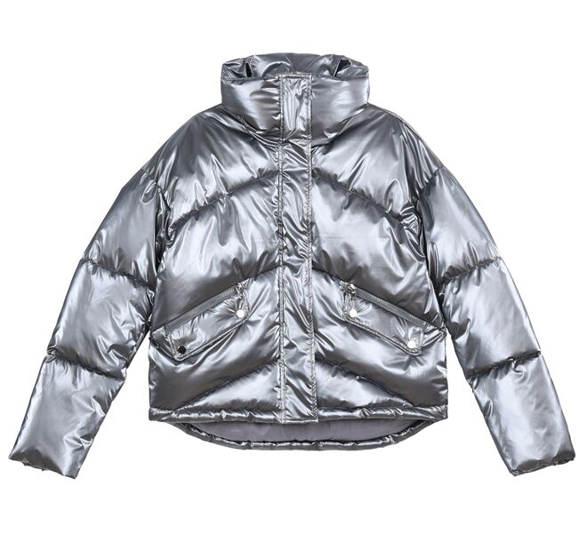 Blusão em nylon laminado, €109,95, Lili Sidonio