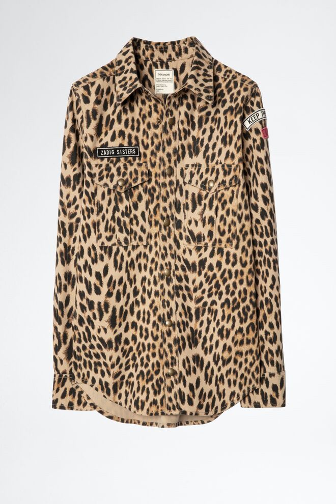 Camisa em sarja de algodão, € 315, Zadig&Voltaire