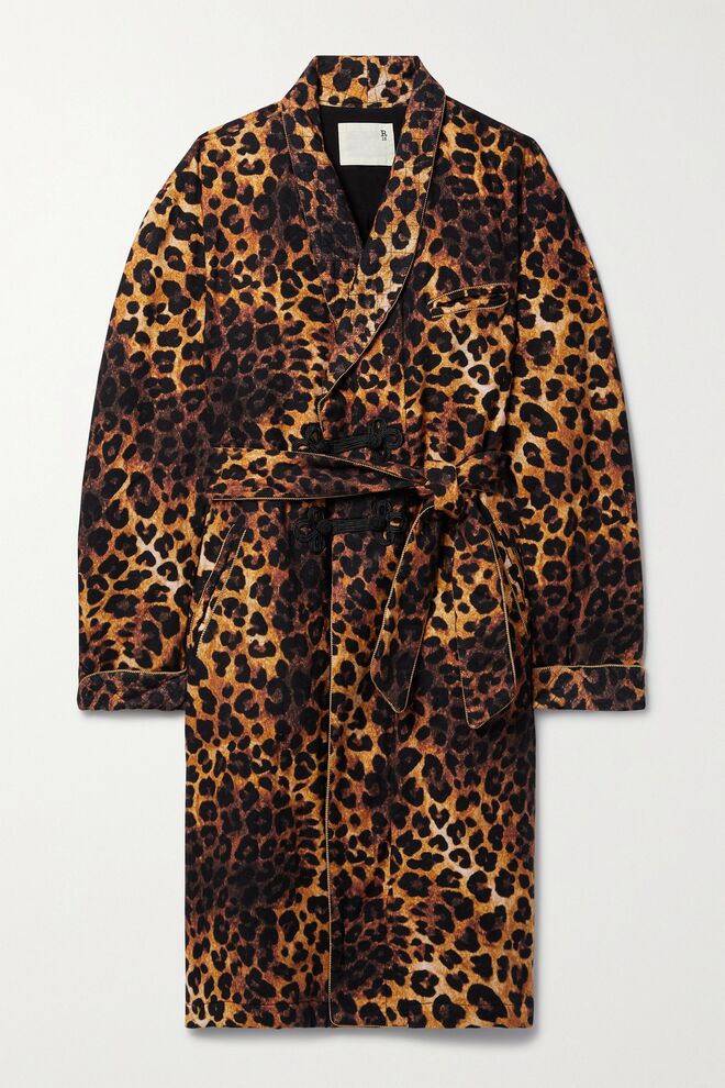 Casaco em flanela de algodão, €1.283, R13 em Netaporter.com