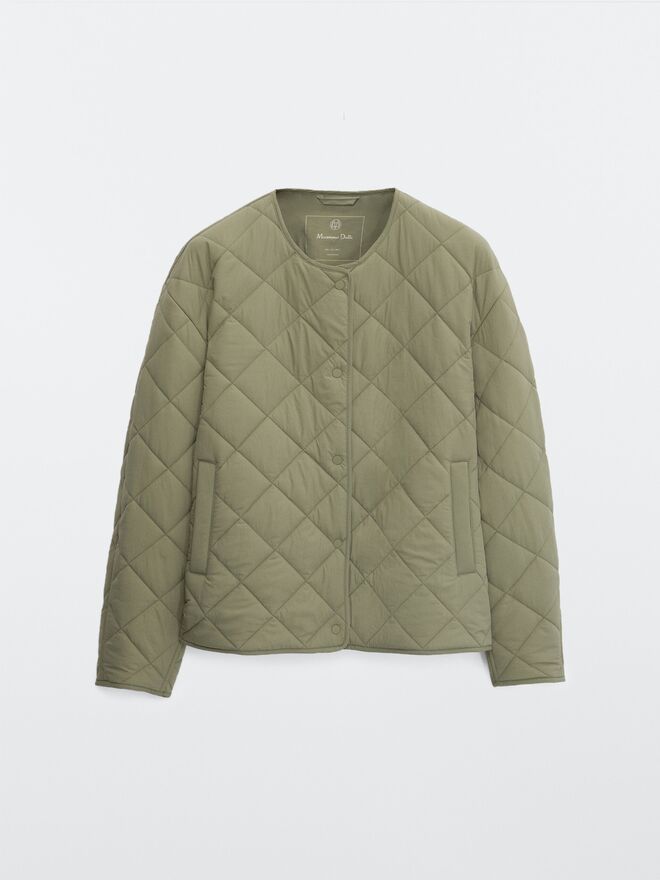 Blusão em algodão e nylon, €69,95, Massimo Dutti