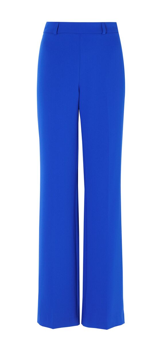 Calças em crepe, €29,99, Mango