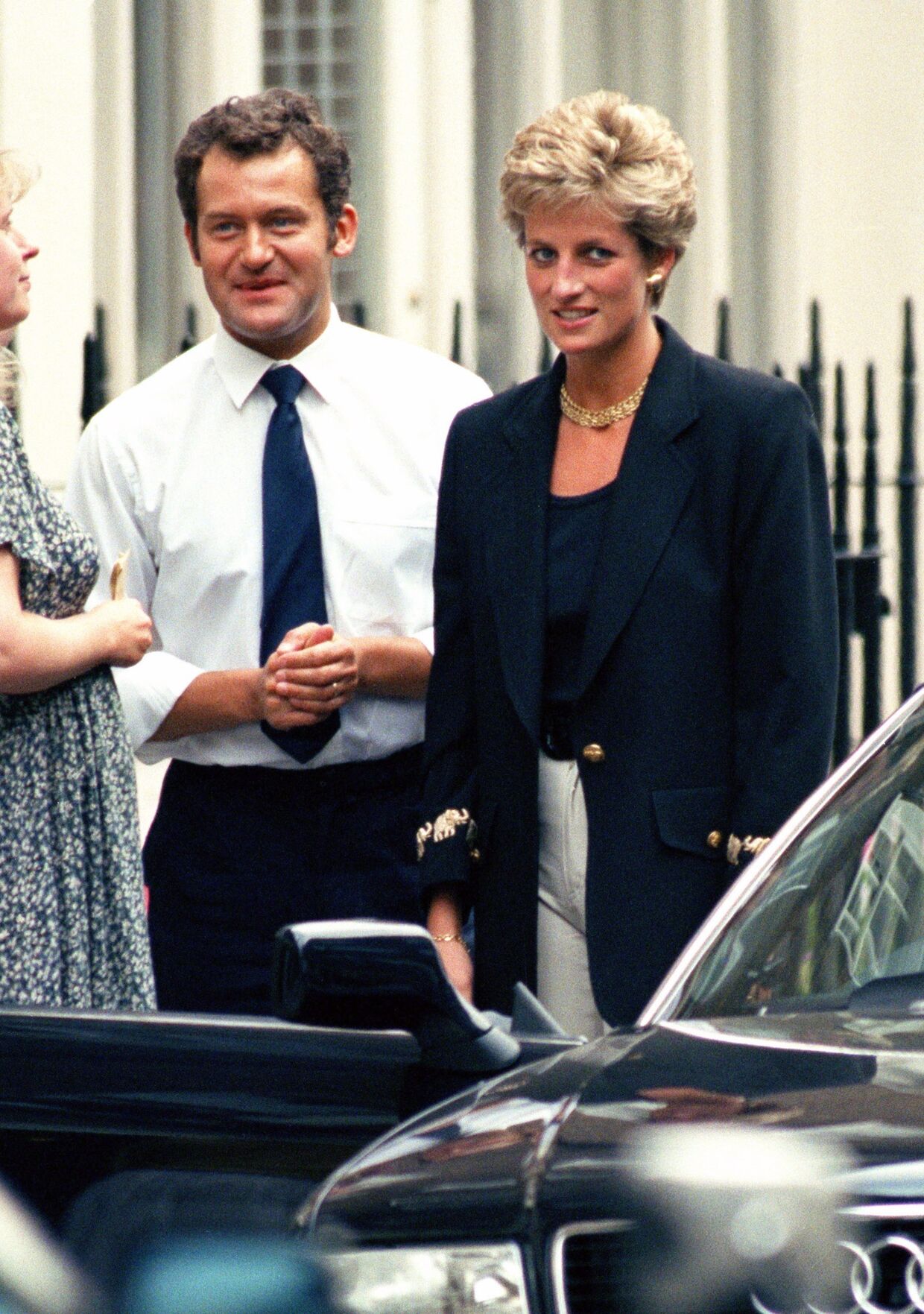 Princesa Diana com o mordomo, Paul Burrell, 1994