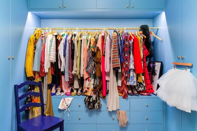 Recriação do apartamento de Carrie Bradshaw.