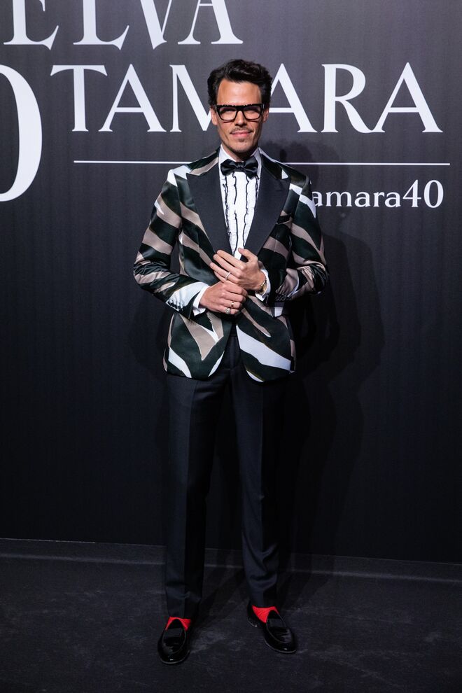 Designer Juan Avellaneda no 40º aniversário de Tamara Falcó, 19 de novembro
