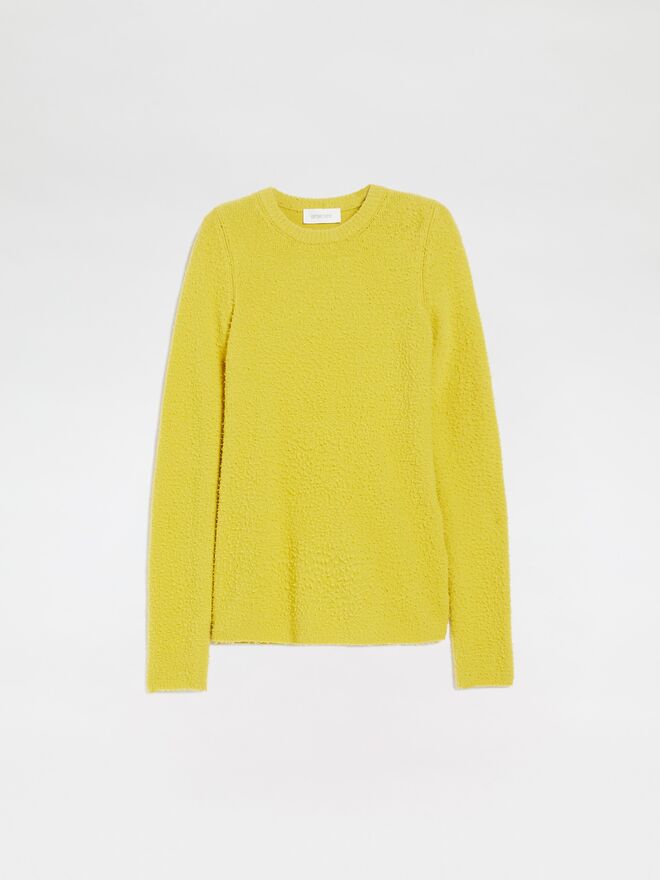 Camisola em lã e angorá, €335, Sportmax 