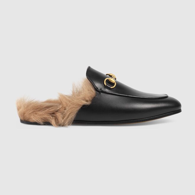 Loafers reedição de 2015 Princetown em pele com pelo, €850