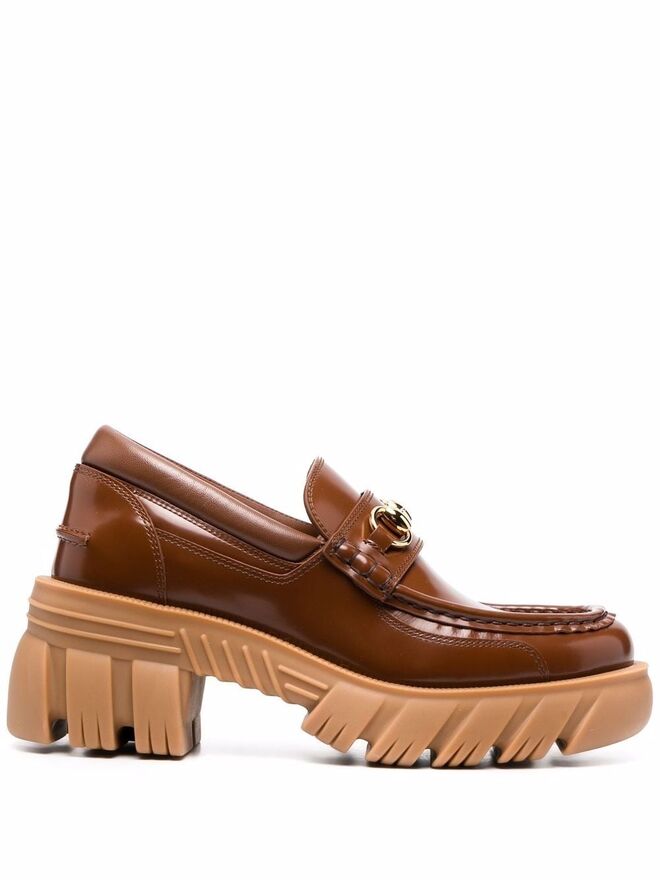 Loafers Horsebit em pele, €790