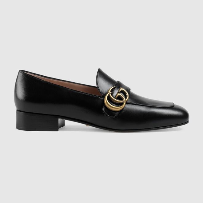 Loafer Double G em pele, €670